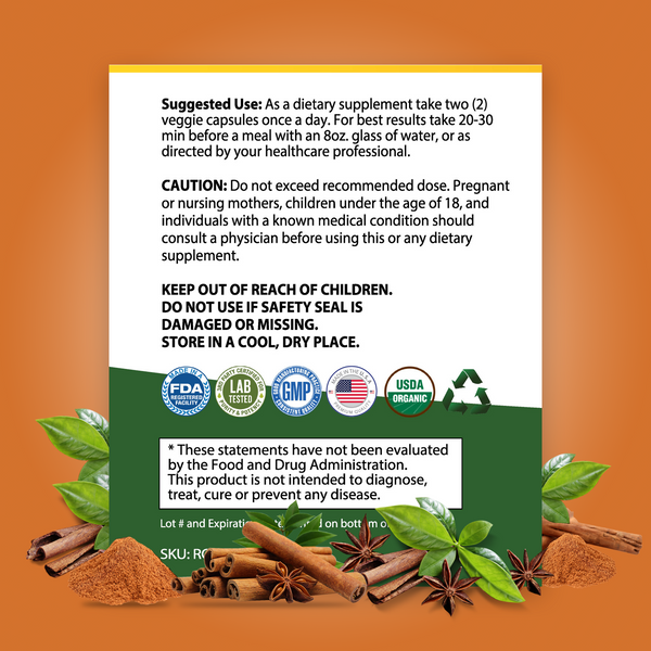 Ceylon Cinnamon Supplement | Organic