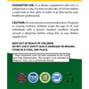 Load image into Gallery viewer, SunNutrient pure krill oil supplement Back Label