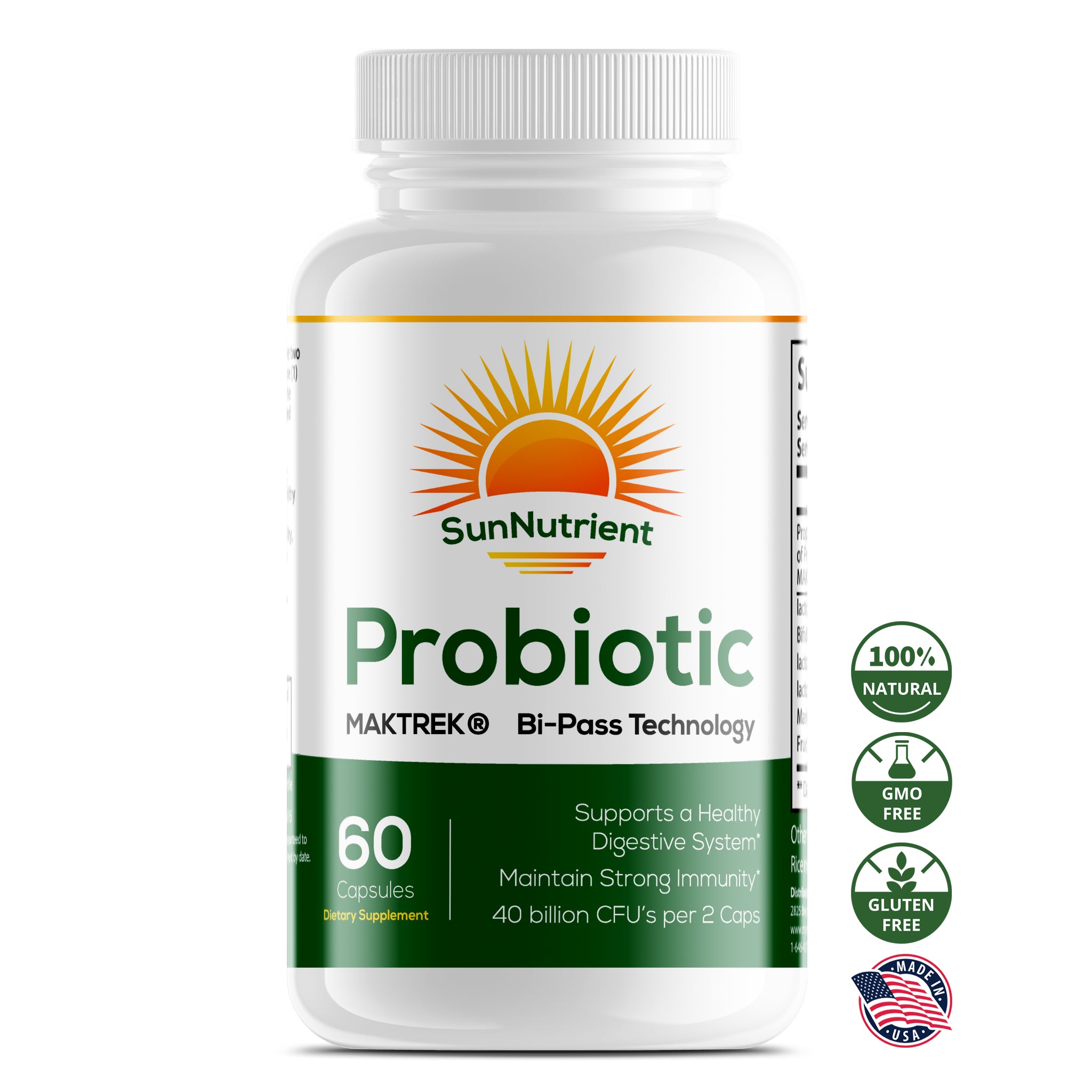 Probiotic Supplements 40 Billion CFU