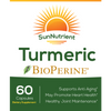 Load image into Gallery viewer, SunNutrient organic tumeric supplement with bioperine Front Label
